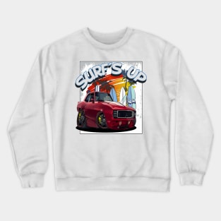 Surfs Up - 1969 Chevy Camaro Crewneck Sweatshirt